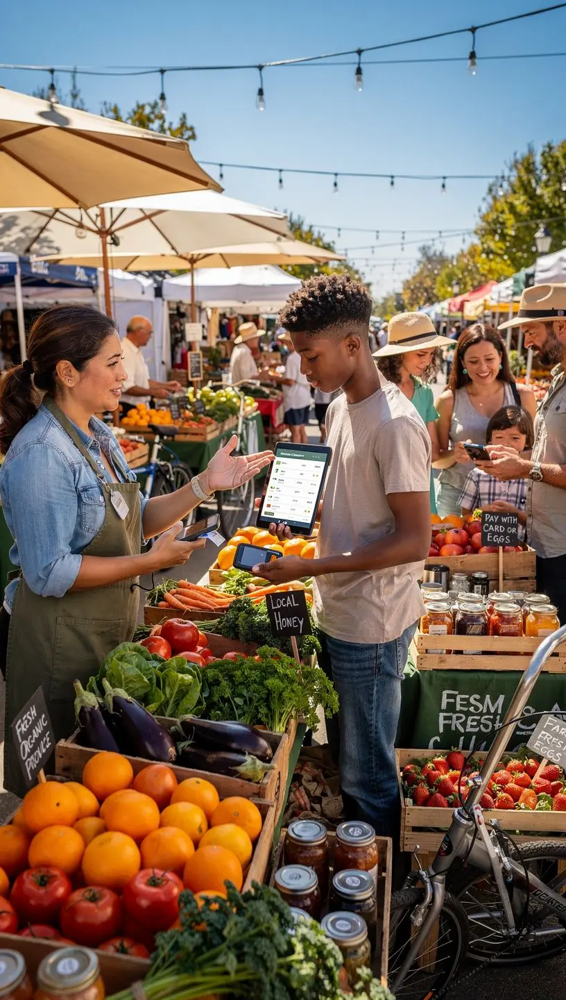 Aerial view of a California district's smart infrastructure showcasing connected technology systems